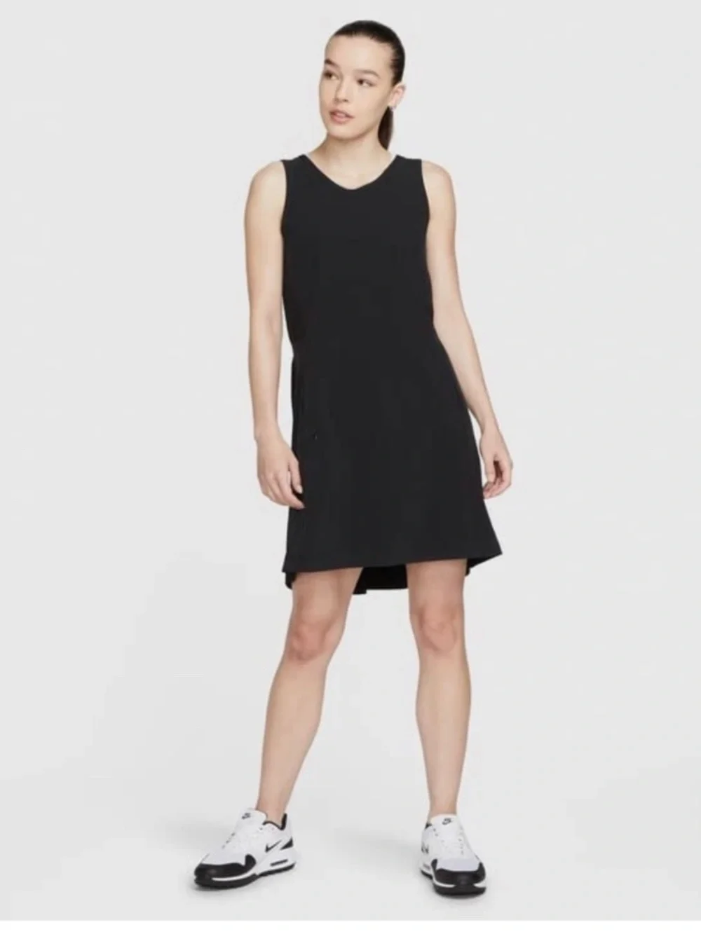 Nike Dri-FIT Athletic Ace Mini Golf Lightweight Flowy Dress Black Size XL NWT